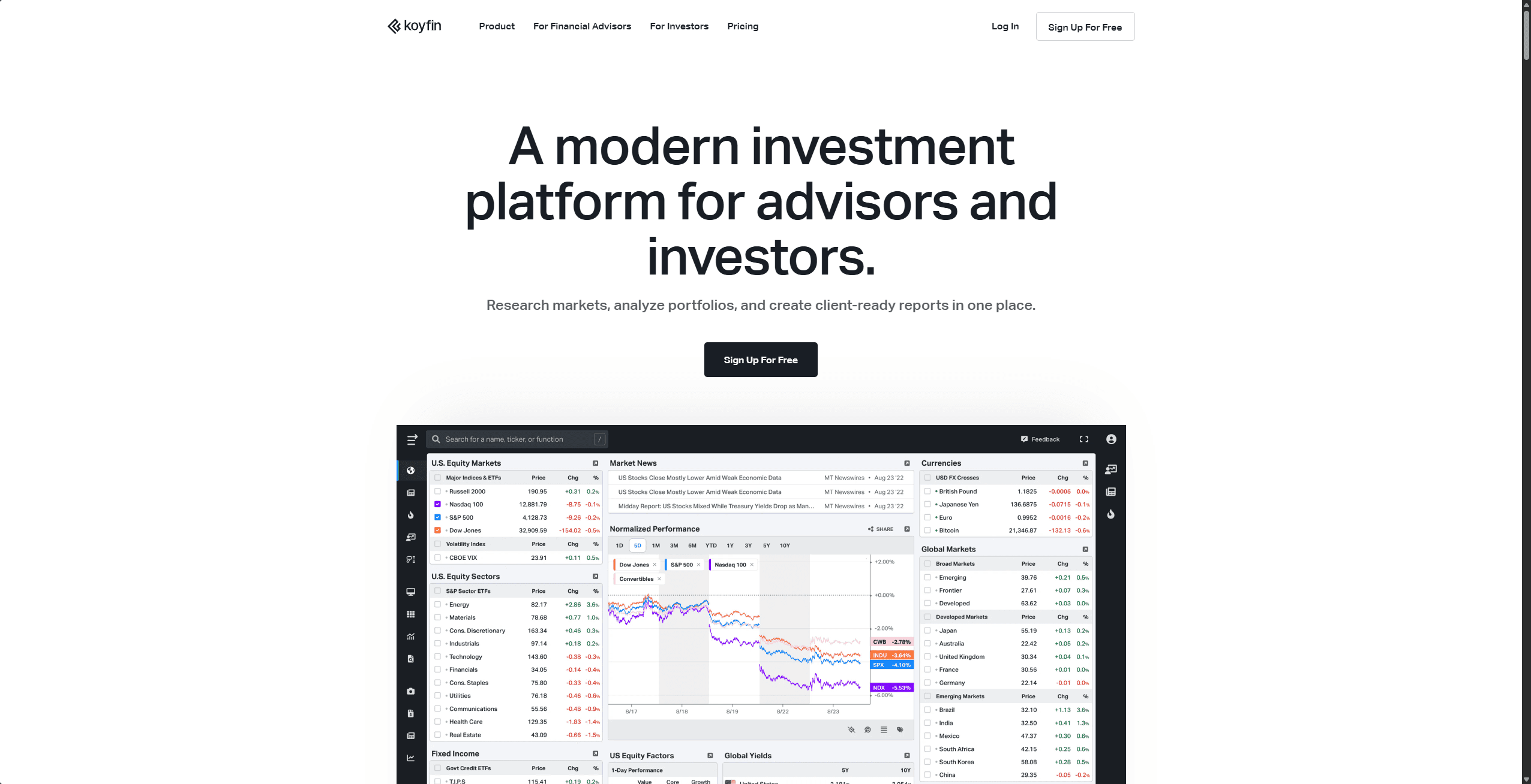 Koyfin screenshot
